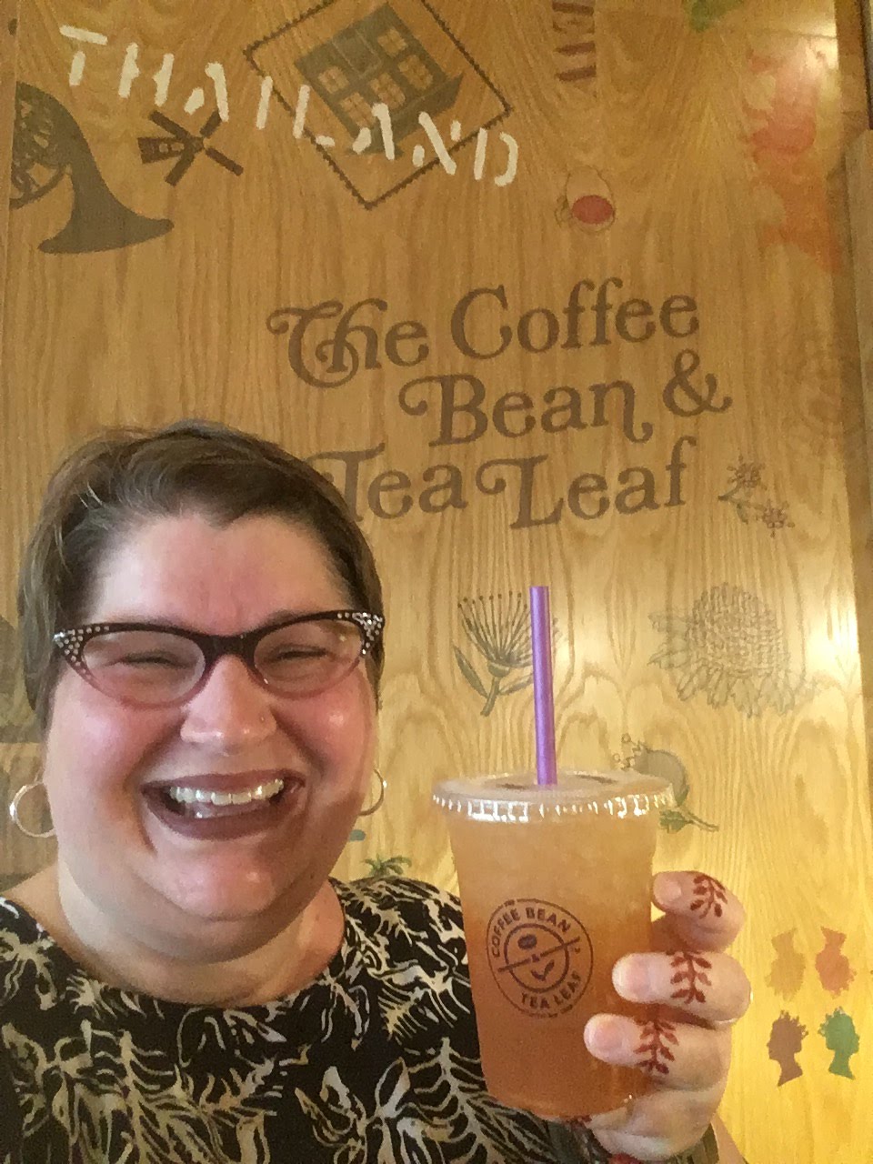 The Coffee Bean & Tea Leaf, Georgetown Malaysia, Peach Jasmine Sweet Iced Tea, 2019