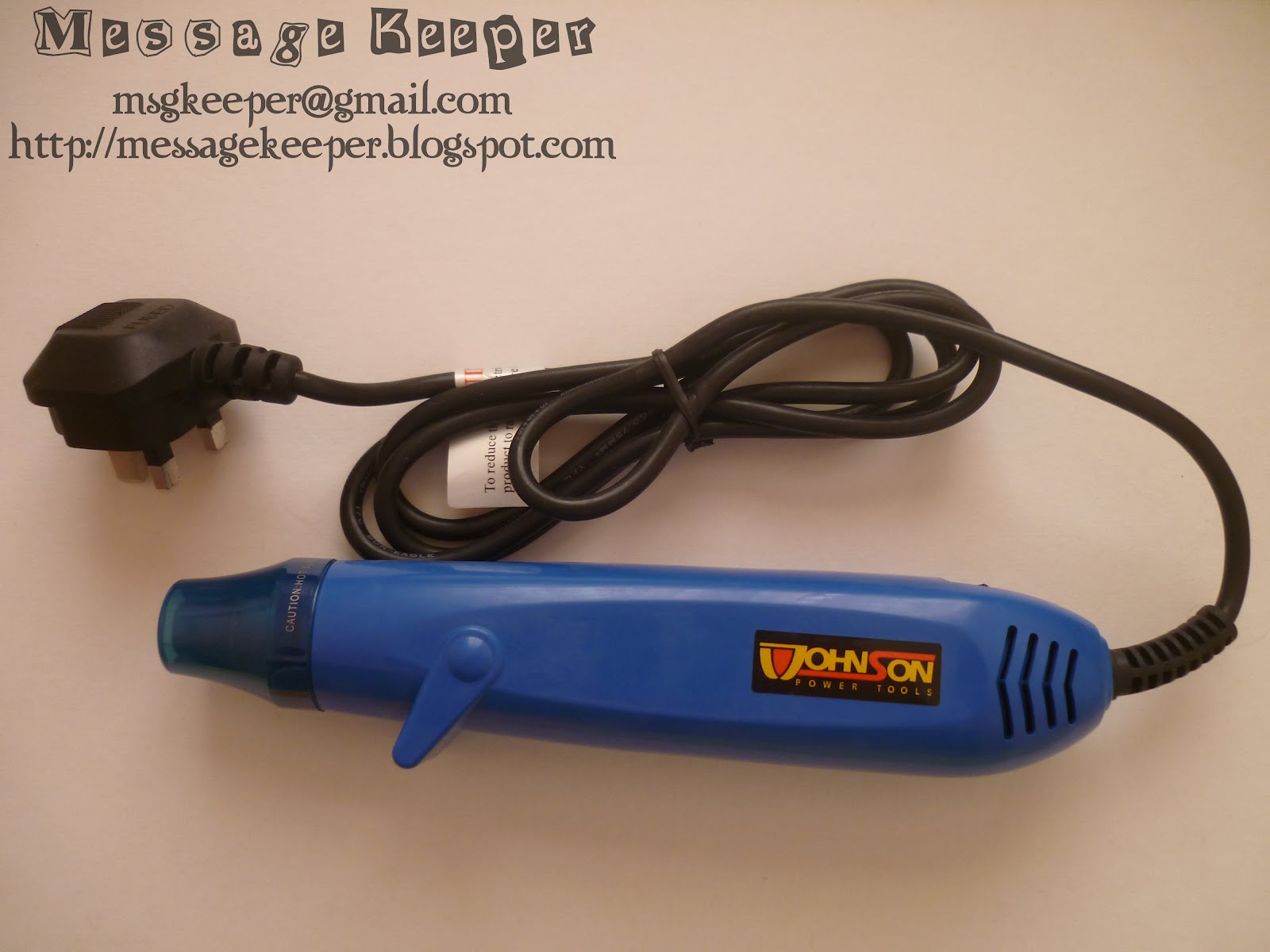 Message Keeper Investing on Embossing Heat Tool
