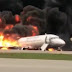 Vídeo mostra momento que avião pega fogo em pouso de emergência e deixa 41 mortos