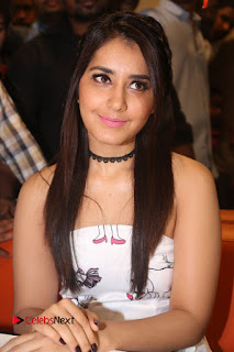 Actress Rashi Khanna Stills in White Dress at Biryanis Restaurant Launch  0013
