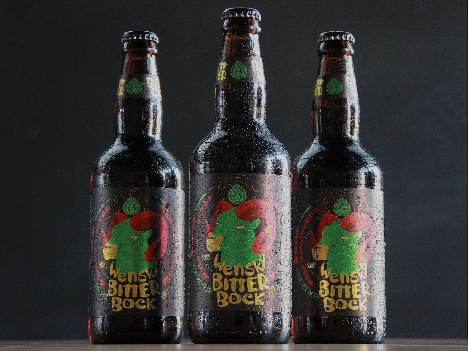 Wensky Bitter Bock Beer on Packaging of the World Creative Package Design Gallery