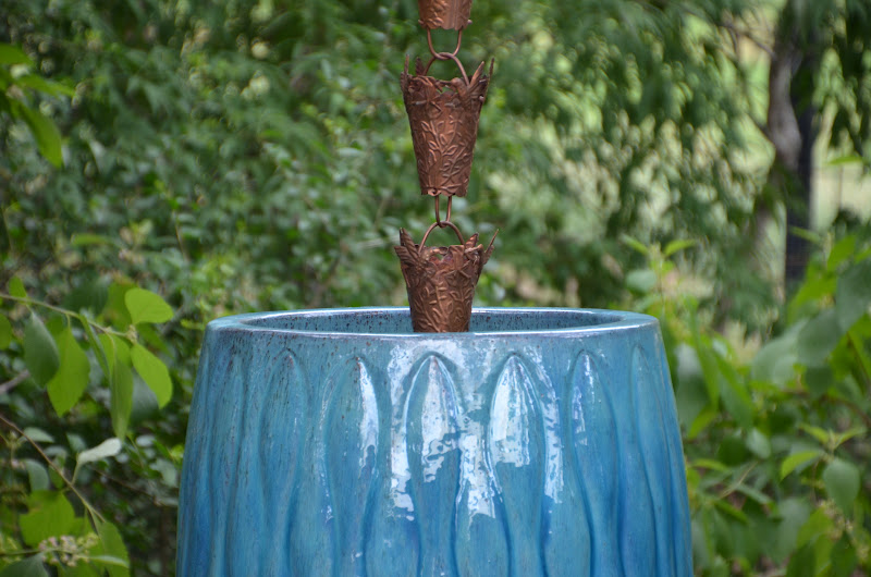 Garden Ally Building a Rain Chain Fountain