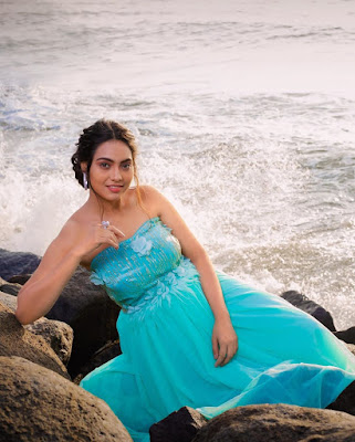Eeramana Rojave Actress Pavithra Janani Glam Photoshoot
