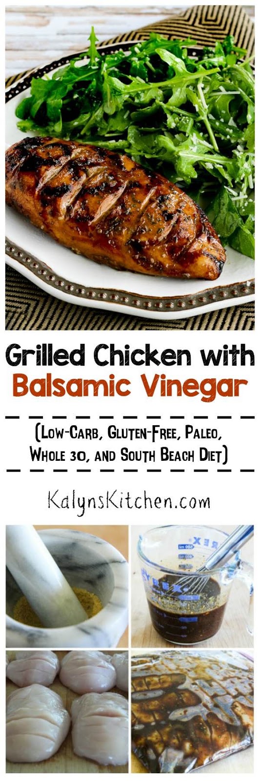 Grilled Chicken with Balsamic Vinegar Kalyn's Kitchen