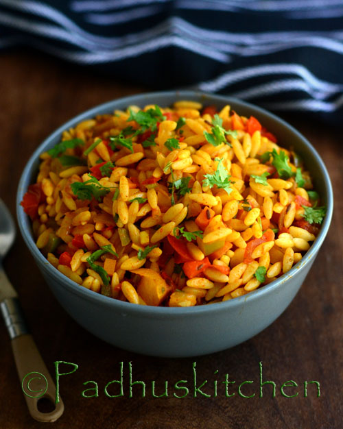 Orzo Tomato Pasta with Peppers Orzo Tomato Pasta with Peppers