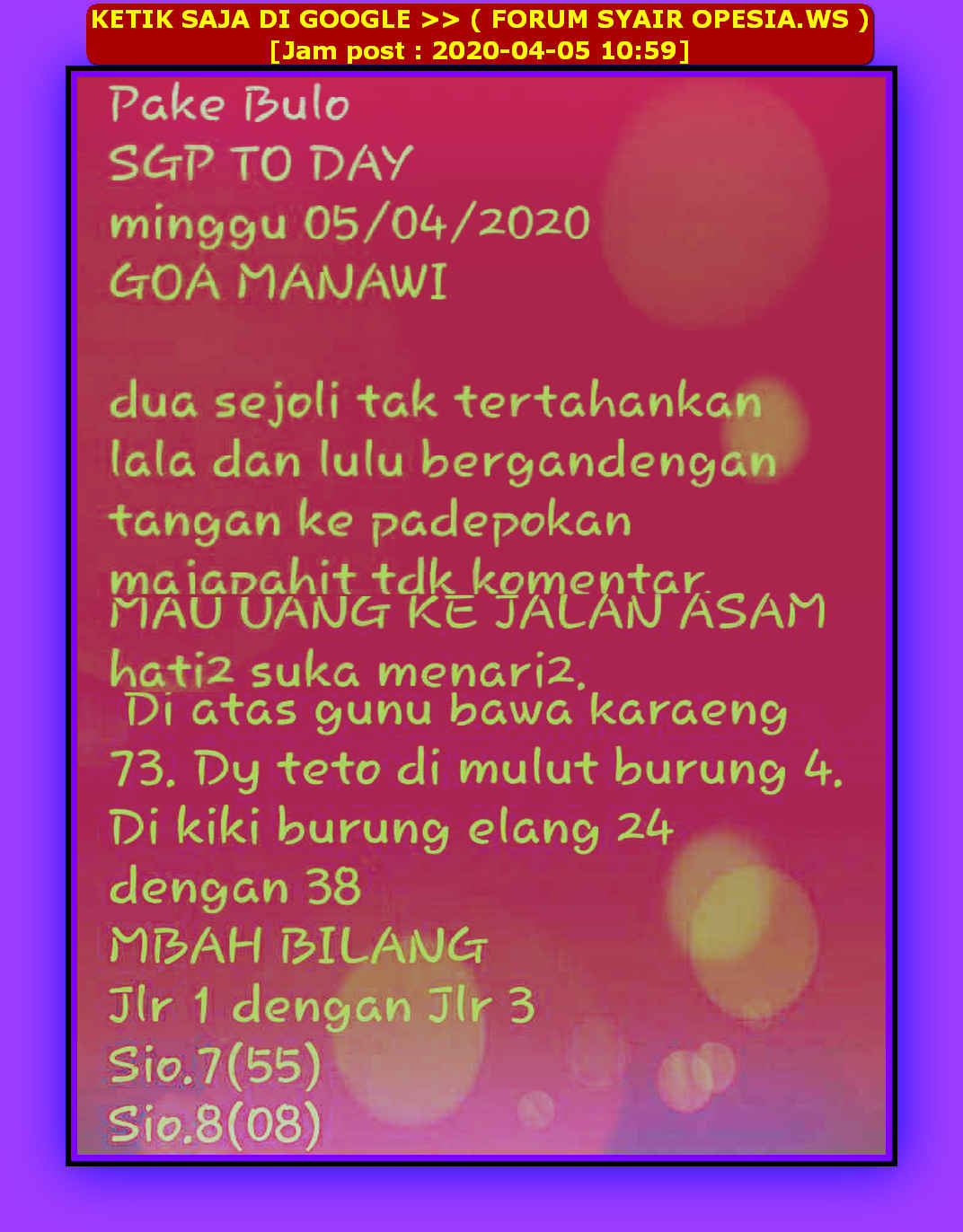 forum syair sgp meloditogel