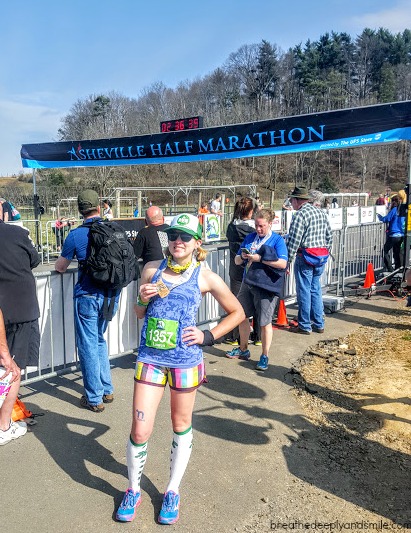 Asheville Half Marathon at The Biltmore 2016 {Race Recap}-finish