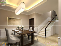 Living Room With Staircase Decoration