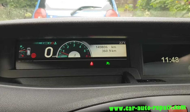 Come utilizzare Delphi DS150E Controllare Chilometraggio reale per la Renault Scenic III 2010