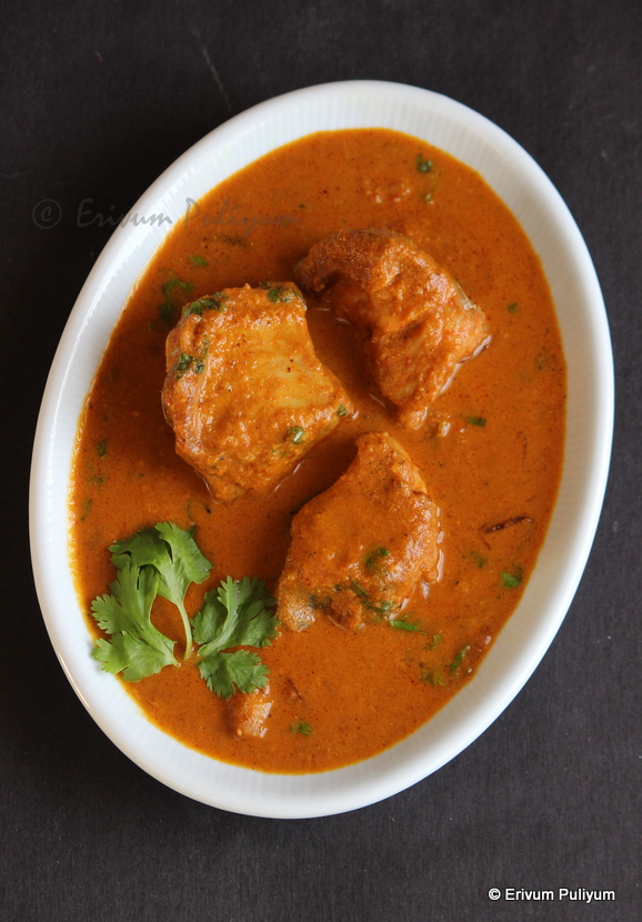 Erivum Puliyum: Mangalore Fish Curry | King Fish (Neymeen) Curry
