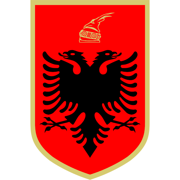 Logo Gambar Lambang Simbol Negara Albania PNG JPG ukuran 600 px