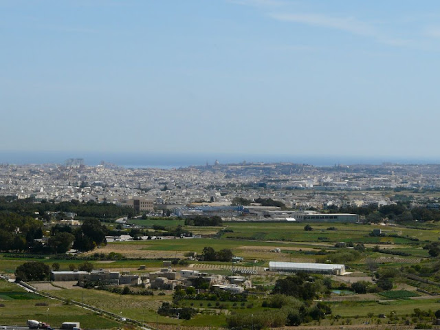 Widok na Maltę z Mdiny