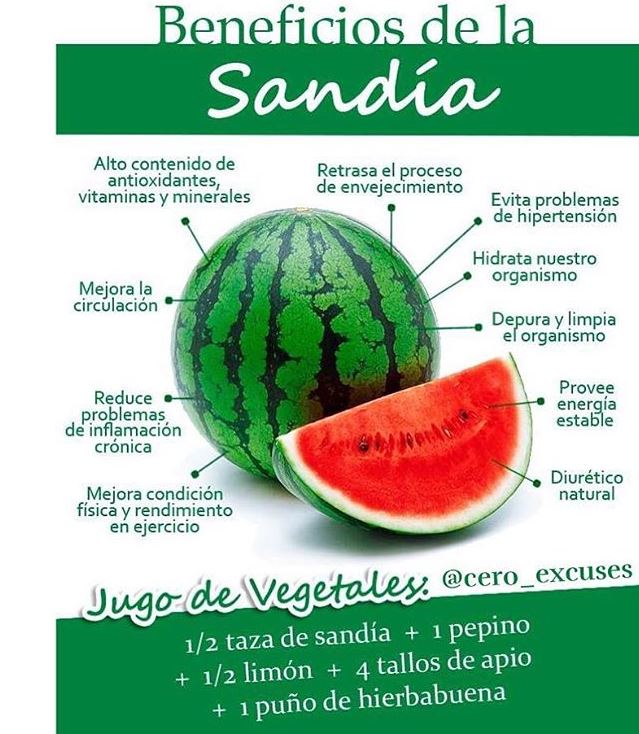 SANDÍA - DESINTOXICANTE Y ENERGIZANTE