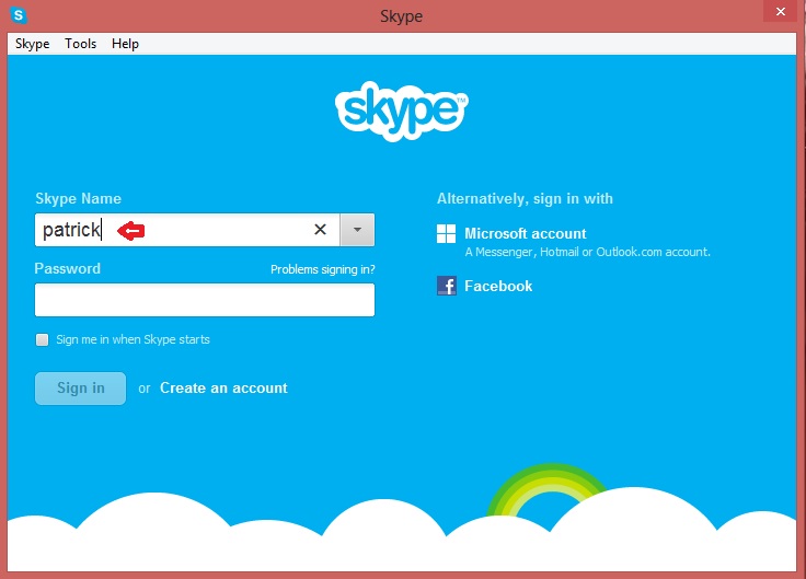 how to log out of skype app