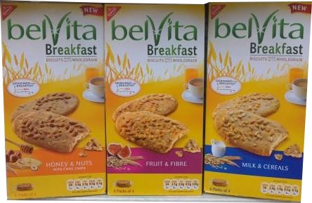 BelVita Breakfast Biscuits Milk & Cereals 5 Pack 225G - Tesco Groceries