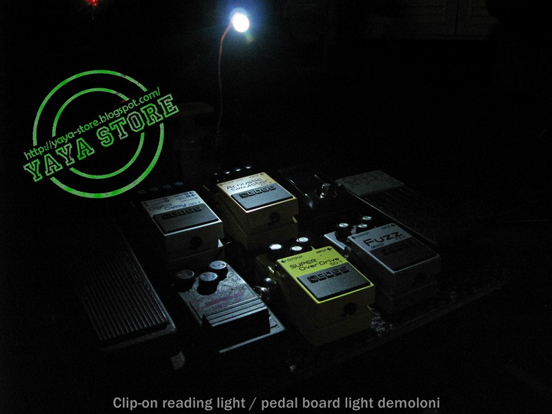YAYA STORE (E005) Clipon Winding LED Reading or Pedalboard Light