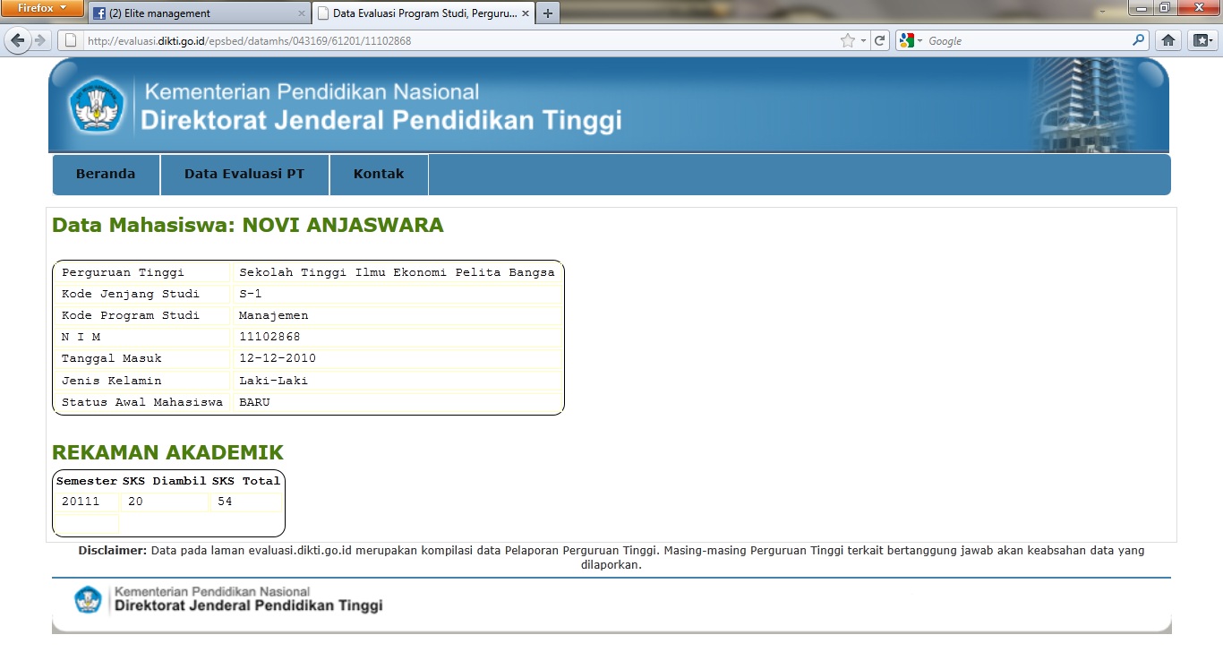 History of the my life : My University