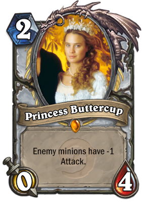 Let's face it... Buttercup is a tad useless in the movie. But she does have her unearthly beauty, which I imagine could give enemies pause before they attacked her.