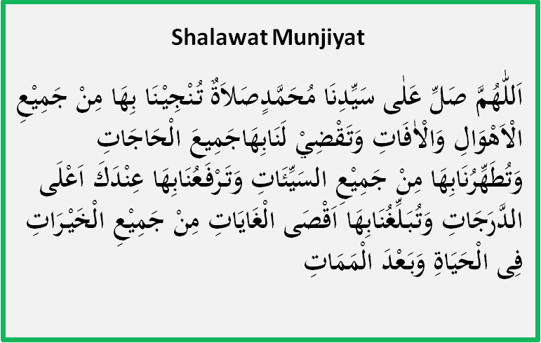 Bacaan Shalawat Munjiyat Lengkap Beserta Latin dan Artinya Bacaan Shalawat Munjiyat Lengkap Beserta Latin dan Artinya