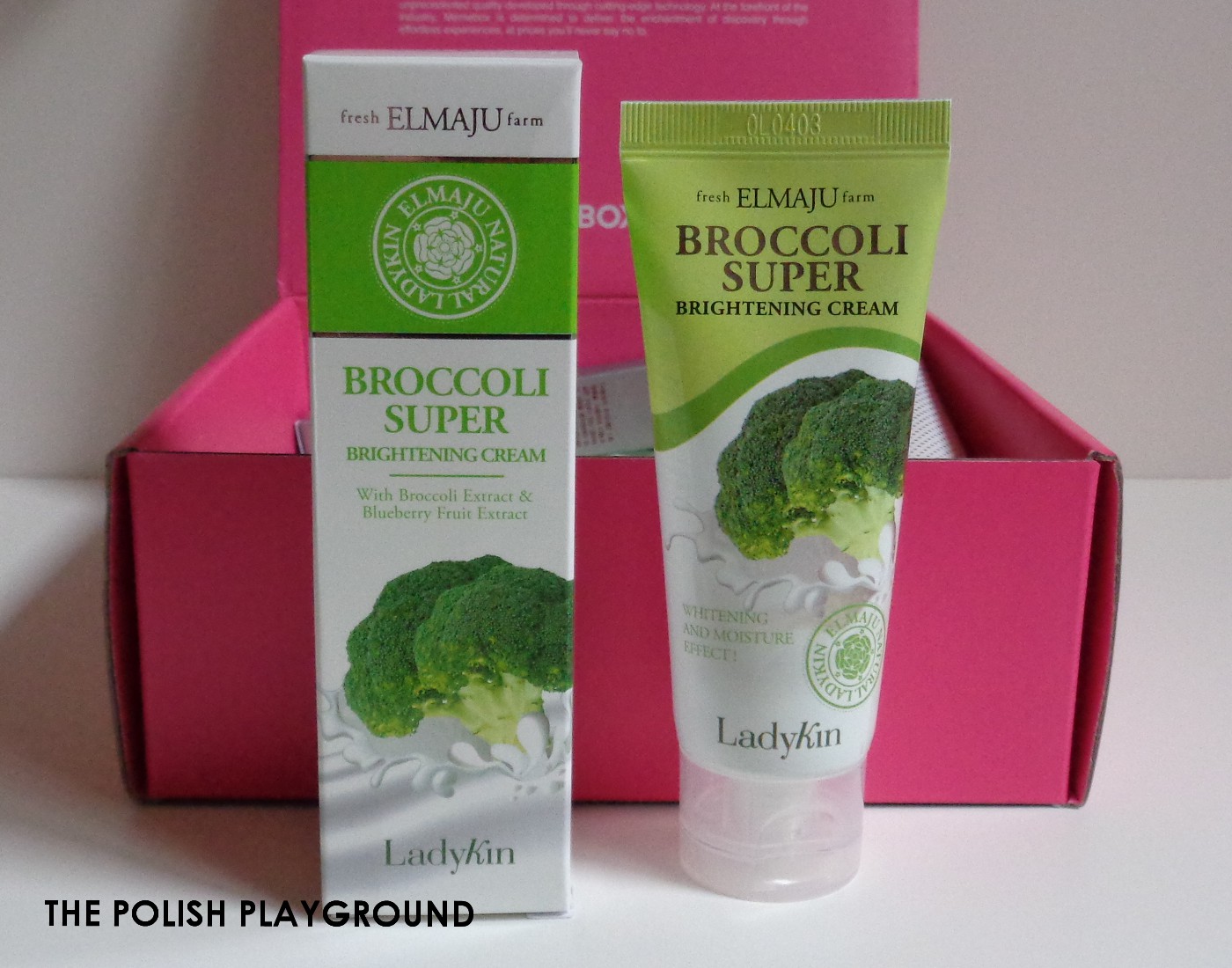 Memebox Special #73 Brighten & Correct Unboxing - LadyKin Broccoli Super Brightening Cream