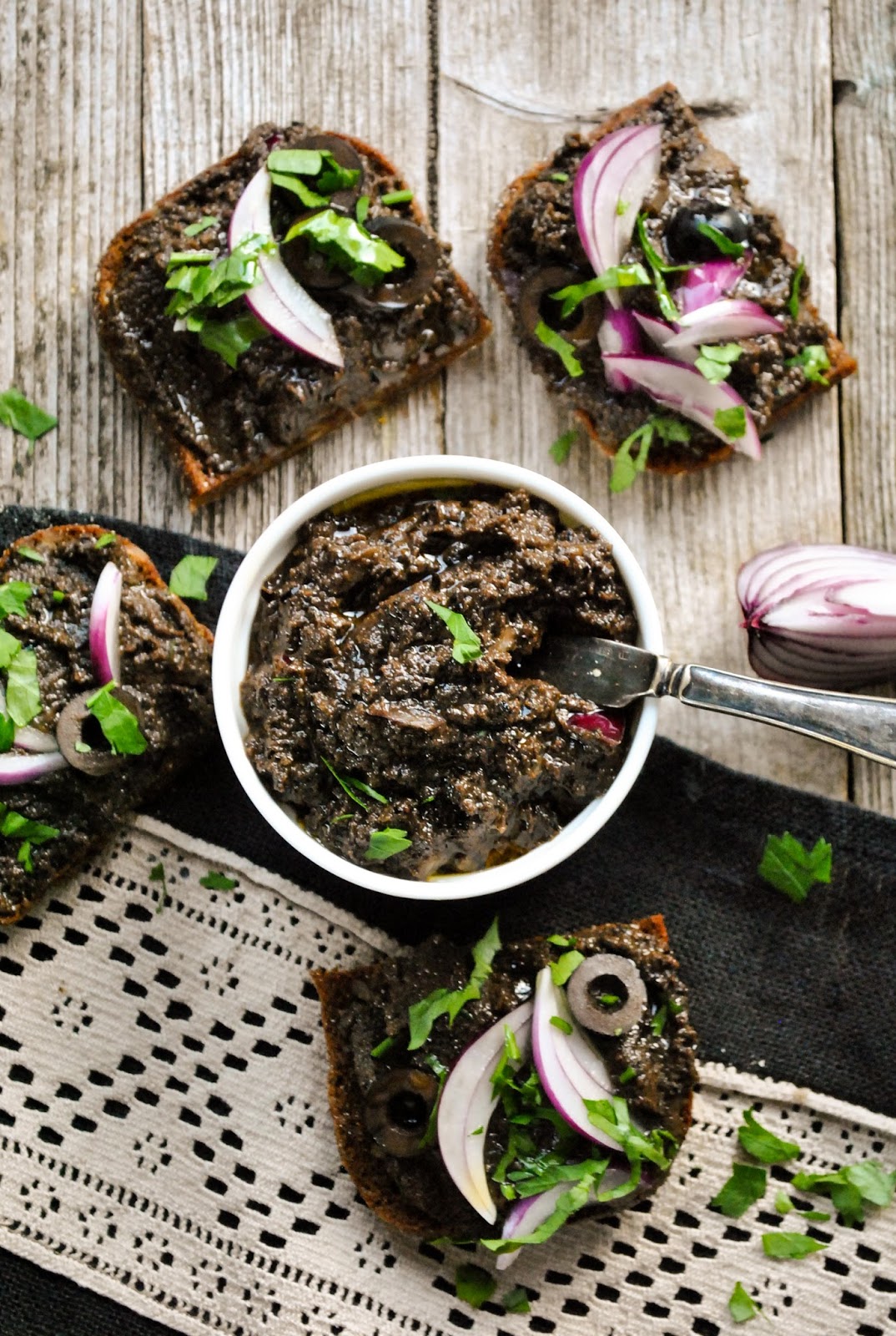 Vegan olive tapenade VeganSandra