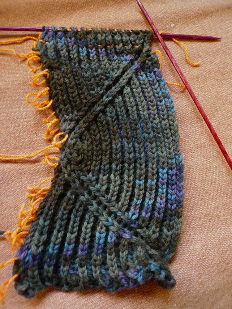 The Kittalog: Knitting again: Brioche stitch