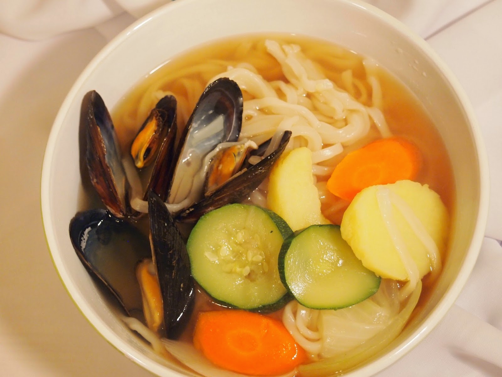My Korean Table KalGukSu Korean Mussel and Knife Noodle Soup