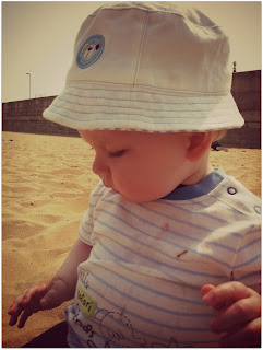 baby beach, 9 month old baby boy, ramsgate beach