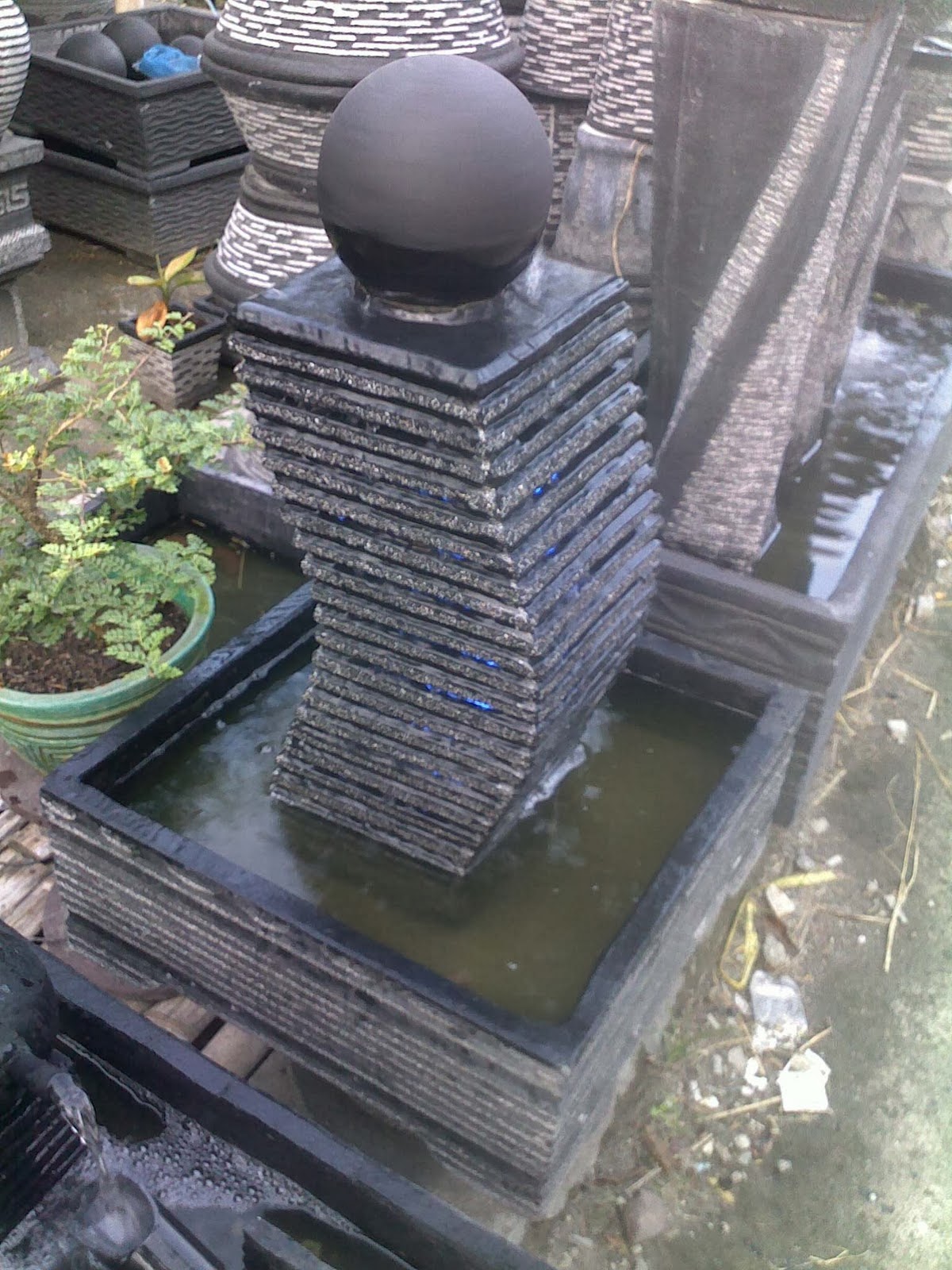 Kolam mini, kolam minimalis, air mancur mini, kolam kecil Tukang Taman