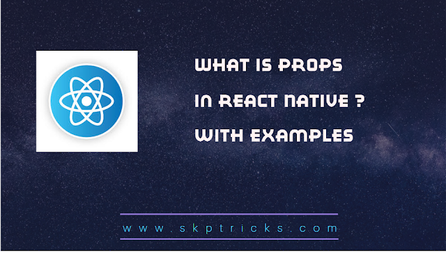 React Native Props Example