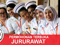 Permohonan Terbuka Jawatan JURURAWAT di Kementerian Kesihatan Malaysia (KKM) - Terbuka Sepanjang Tahun