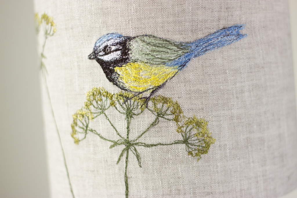 floral and feather Getting handson with free machine embroidery
