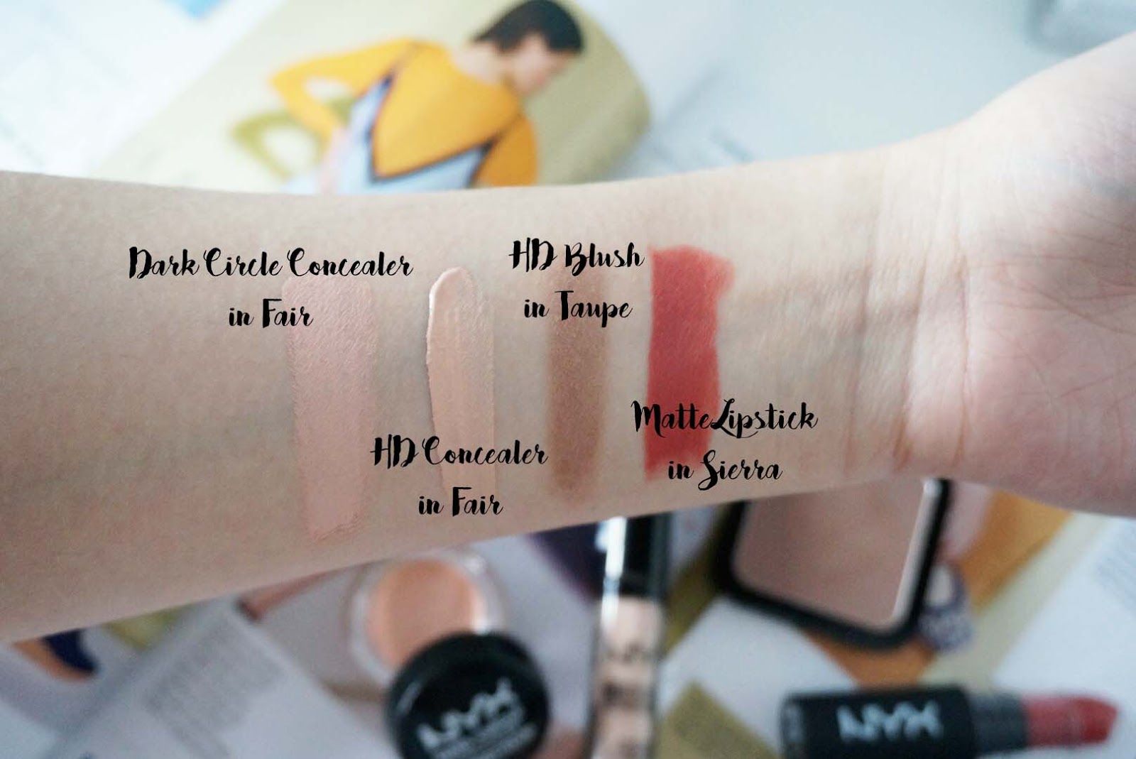 nyx dark circle concealer light