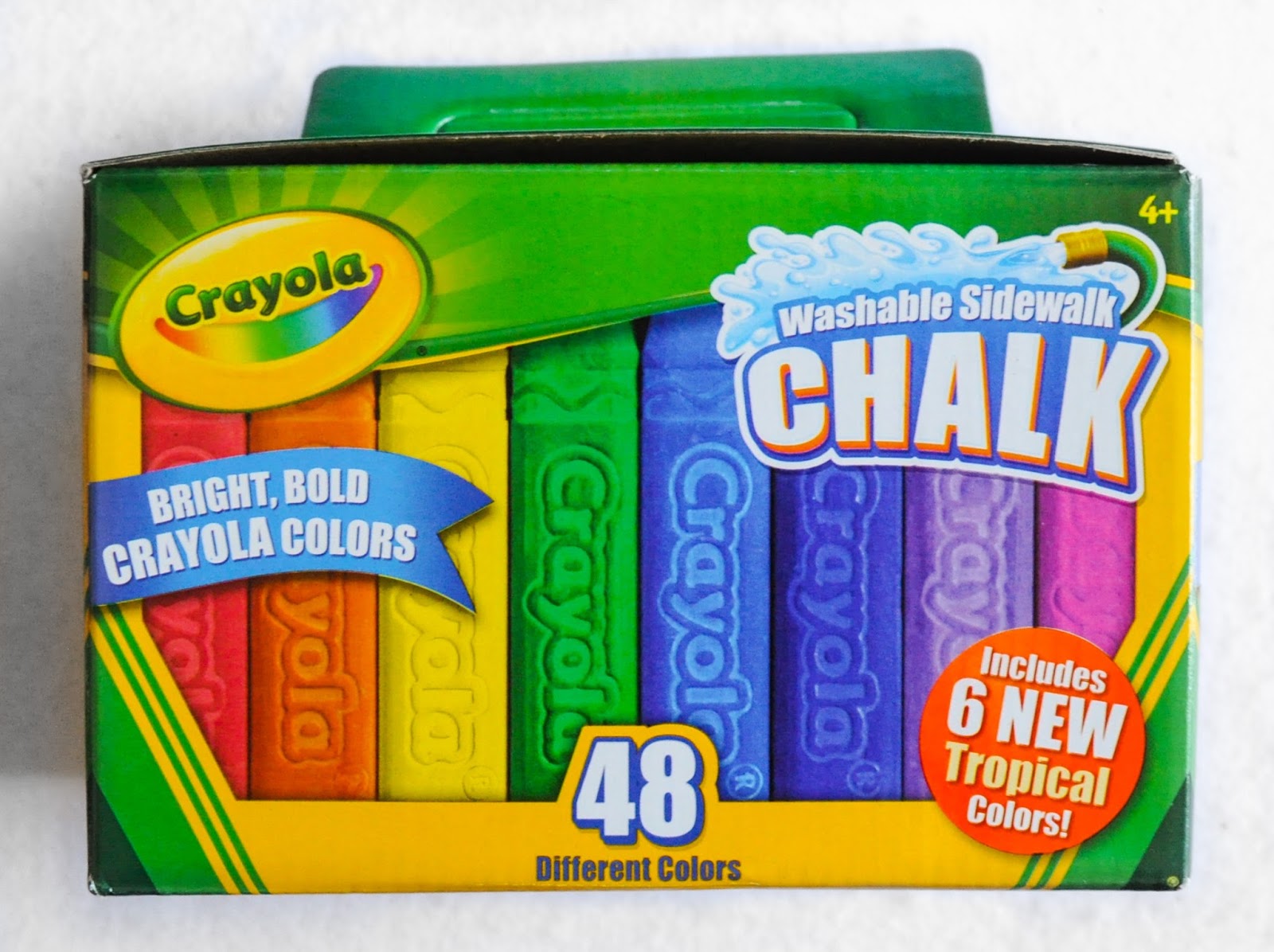 48 Count Crayola Washable Sidewalk Chalk What's Inside the Box Jenny