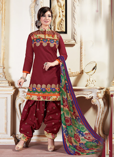 Maroon Wedding Special Wholesale Salwar Suits Catalog 