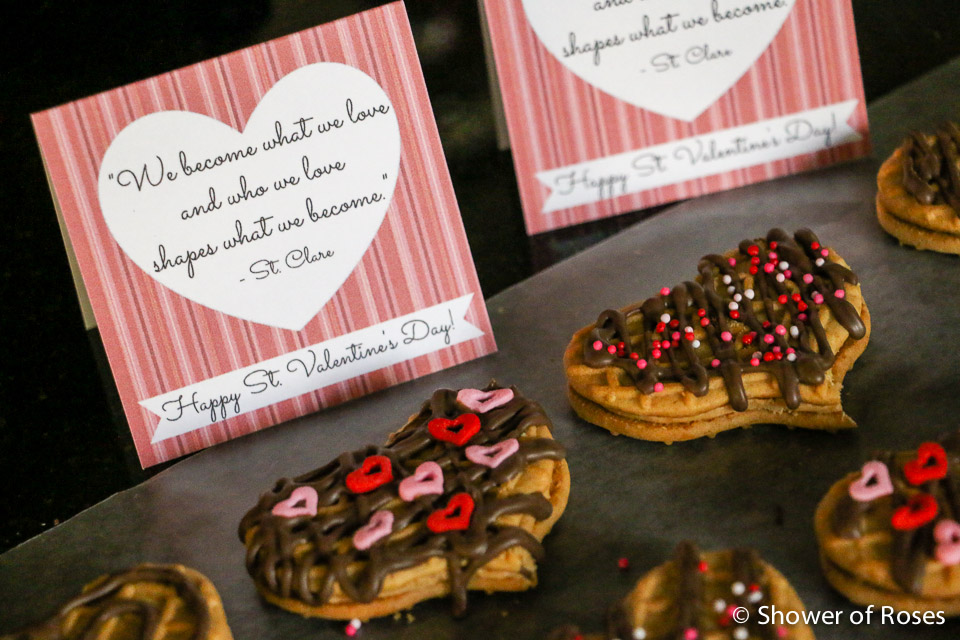 Shower of Roses Nutter Butter Heart Cookie Valentines