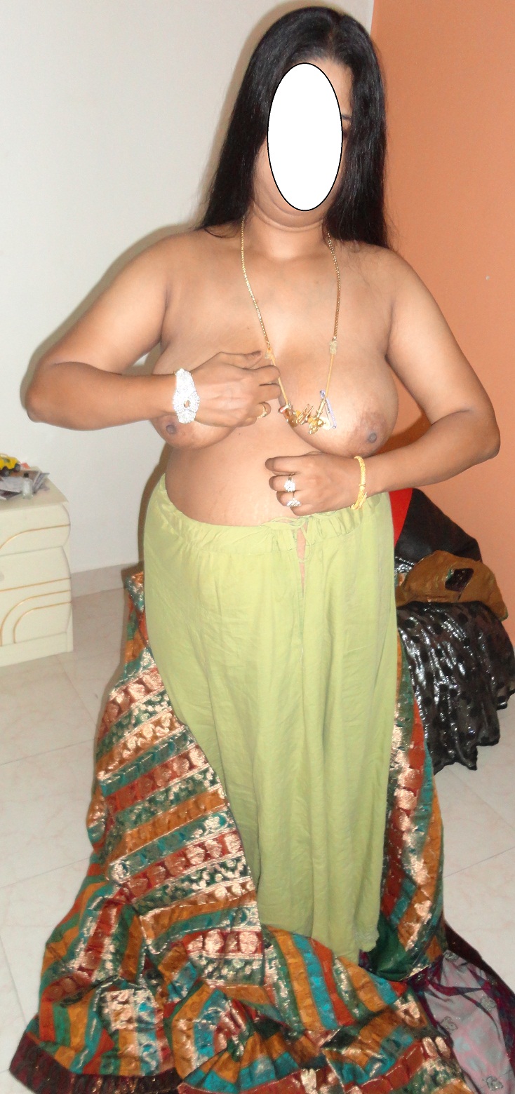 indian house wife saree strip. 