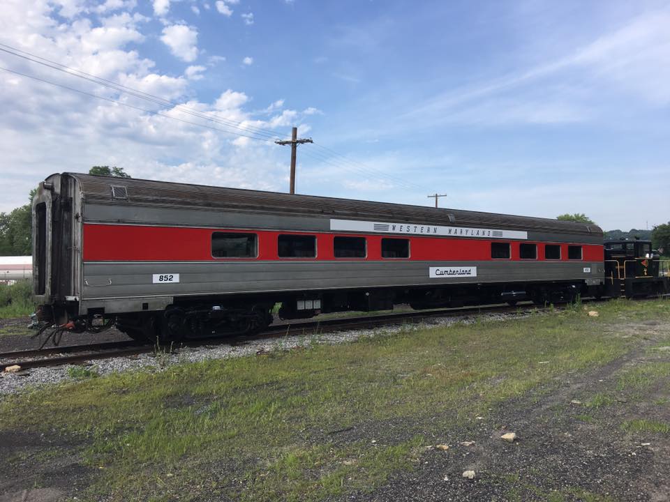 Western Maryland Scenic Railroad Repainted Cumberland Car