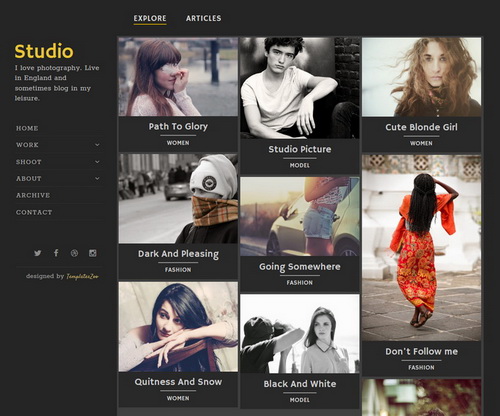 Studio Blogger Template