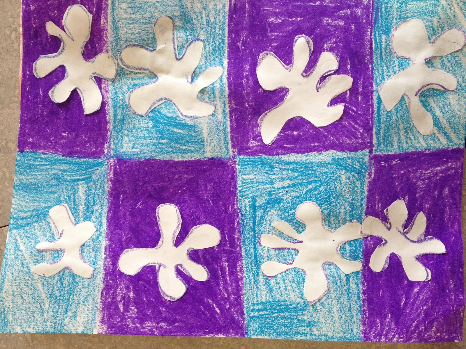 Art on your Sleeve a PYP art blog Matisse Snow Flowers