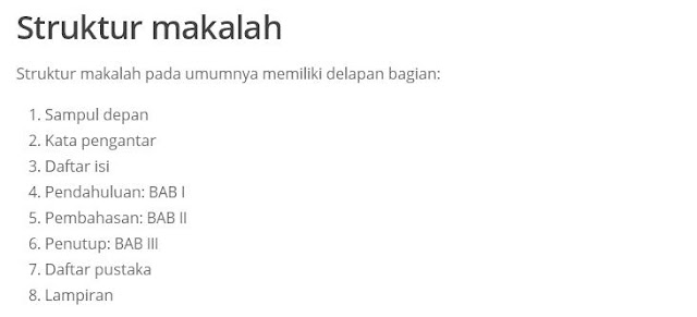Contoh Makalah
