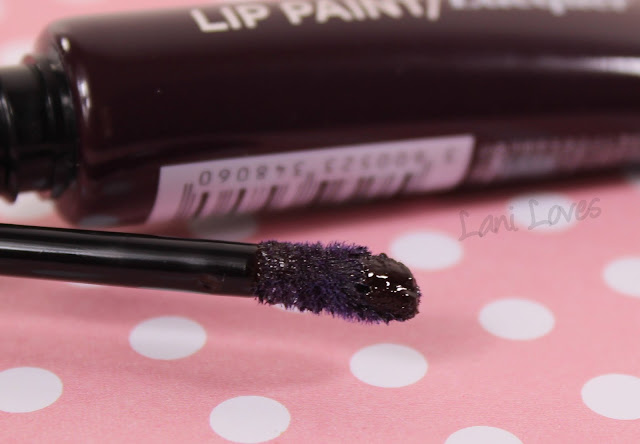 L'Oreal Lip Paint Lacquer - Dark River Swatches & Review