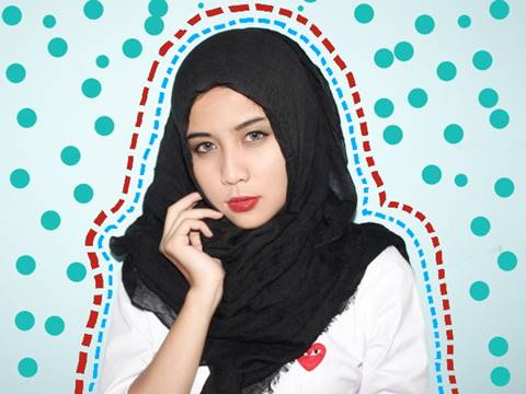 Tutorial Lengkap Cara Edit Foto Garis Putus-putus Ala Awkarin dengan HP Android APK Gratis Mudah