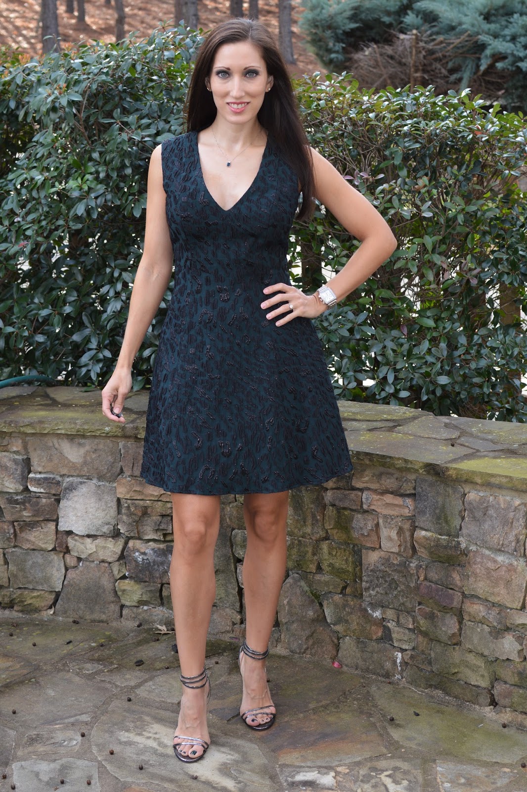 tizzy jacquard dress