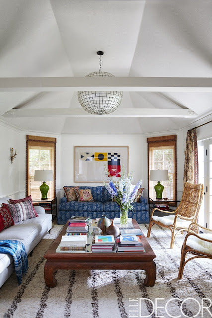 Actress Minnie Driver’s ‘English Gypsy’ Boho Home - family room www.BoHoHome.com @bohosusan