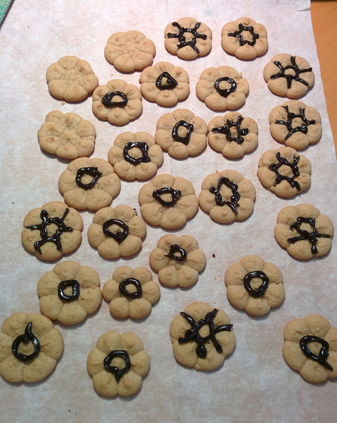 Carole Likes Round Food Peanut Butter Pressed Cookies