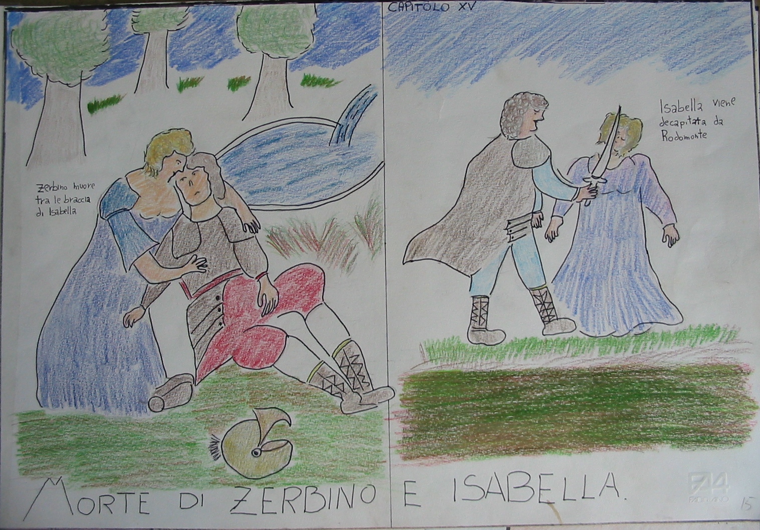 Piccoli artisti e teatranti Fumetto dell'Orlando Furioso