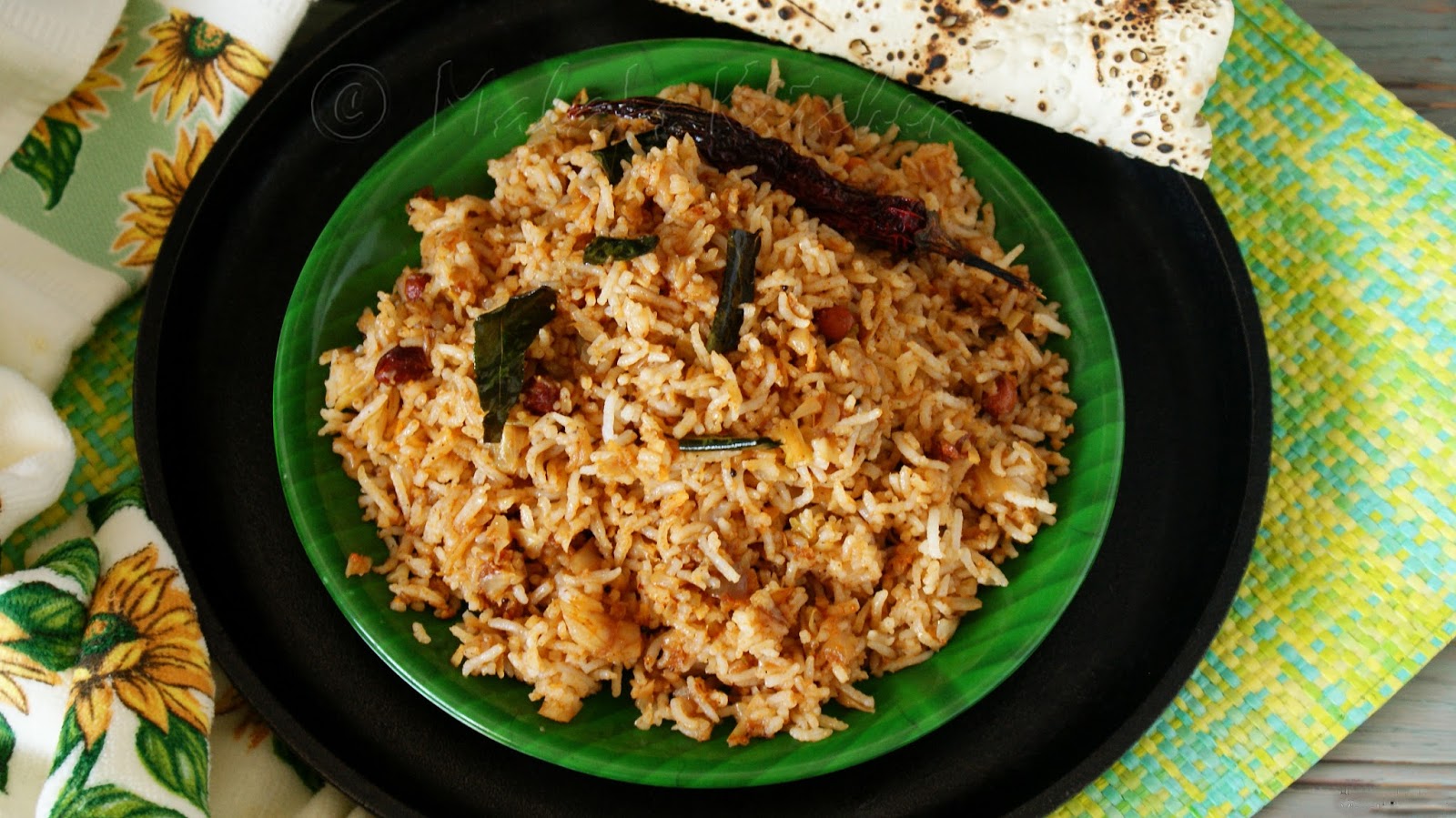 Elekosu Vangibath Cabbage Bath Rice MalasKitchen