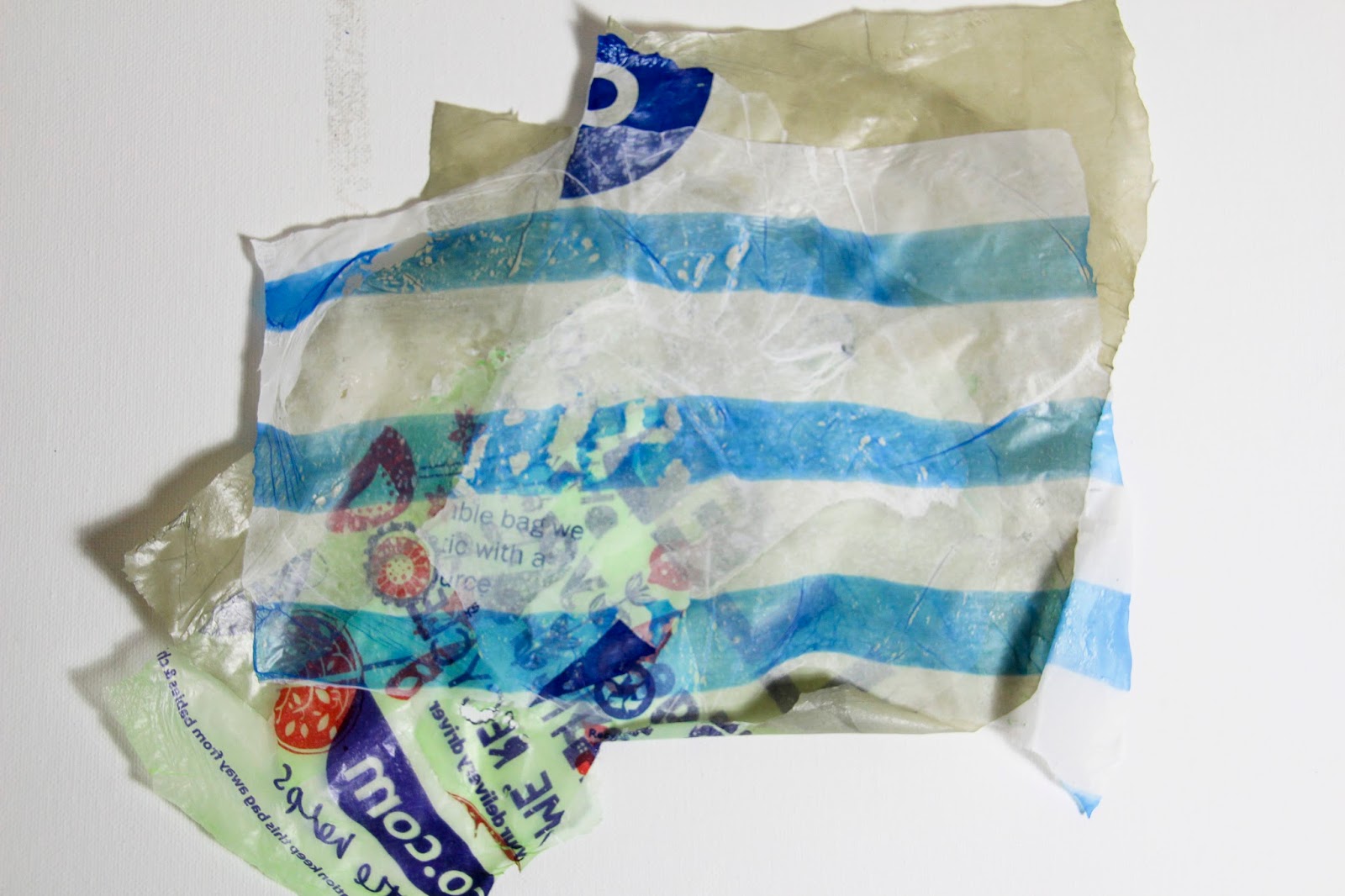 Making Art with Melted Plastic Bags