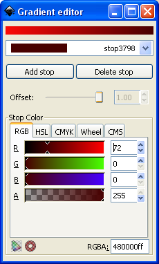 Fast method to create a button icon with a 3-D effect using Inkscape